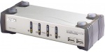 Obrzok produktu ATEN CS1734A 4-Port USB KVMP Switch,  4x USB KVM Cables,  2-port USB Hub,  Audio