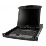 Obrzok produktu APC 17   LCD KVM Console PS2 / USB 1U with integrated 8 port analog KVM switch