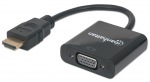 Obrzok produktu Manhattan HDMI male to VGA female converter