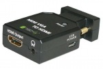 Obrzok produktu Techly Konvertor / Adaptr VGA + 3, 5mm audio na HDMI M / F