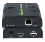Obrzok produktu Techly KVM Extender HDMI + USB (my,  klvesnica) cez Cat5 / 5e / 6 kbel a k 120m