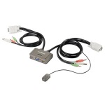 Obrzok produktu Edimax EK-2U2CA  KVM USB 2 ports switch with cable & Audio support