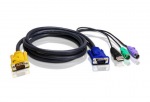 ATEN KVM kábel 3in1, 1,8m | Obrázok produktu ATEN KVM kábel 3in1, 1,8m