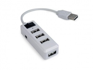 Obrzok Gembird USB 2.0 HUB so switchem 4 porty - UHB-U2P4-01