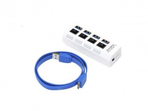 Obrzok Gembird USB 3.0 HUB so switchom 4 porty - UHB-U3P4-02