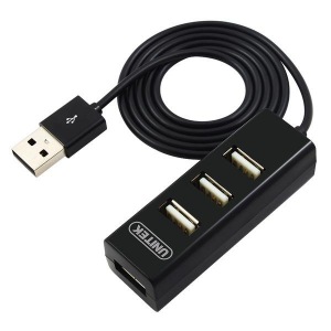 Obrzok Unitek Y-2140 Hub 4x USB 2.0 - Y-2140_black