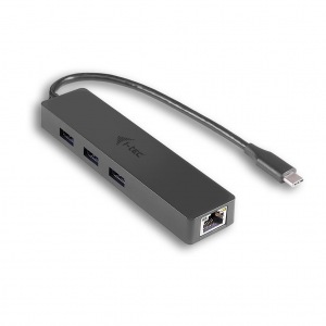 Obrzok i-tec USB C Slim 3-port HUB Gigabit Ethernet USB 3.0 to RJ-45 3x USB 3.0 - C31GL3SLIM