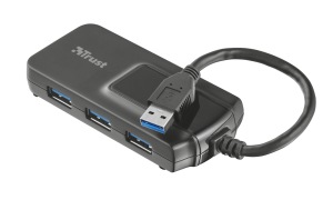 Obrzok Rozboova TRUST Oila 4 Port USB 3.1 Hub - 21318