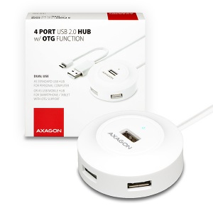 Obrzok AXAGON 4x USB2.0 cable hub  - HUE-X6G