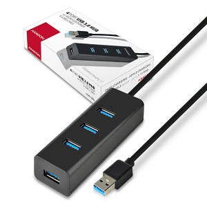 Obrzok AXAGON 4x USB3.0 CHARGING hub 1.2m cable - HUE-S2BL