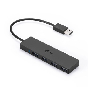 Obrzok i-tec USB 2.0 SLIM HUB 4 Port passive - Black - U2HUB404