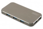 Obrzok produktu DIGITUS Hub 7-port USB 3.0 SuperSpeed,  Power Supply,  HQ aluminum