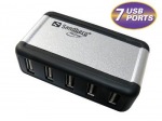Obrzok produktu Sandberg Hub AluGear USB 2.0,  7 port,  ierno-siv