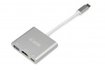 Obrzok produktu HUB I-BOX USB TYP C - USB 3.0,  HDMI,  USB C,  POWER DELIVERY