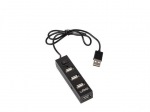 Obrzok produktu Natec UGO USB HUB 4-Port USB 2.0,  active,  on / off,  black