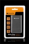 Obrzok produktu Canyon CNE-CMB1 Combo taka kariet / 3-Port hub,  USB2.0,  extern ,  thla,  ed