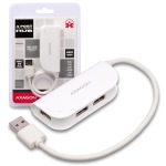 Obrzok produktu AXAGON HUE-X4 4x USB2.0 READY WHITE hub