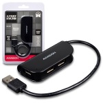 Obrzok produktu AXAGON HUE-X4B 4x USB2.0 READY BLACK hub