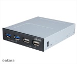 Obrzok produktu AKASA intern hub, USB 2.0 2 porty, USB 3.0 2 porty