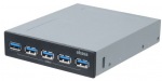 Obrzok produktu AKASA USB hub USB 3.0 (5x) InterConnect Pro 5S