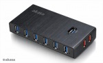 Obrzok produktu AKASA USB hub 3.0 10x 2xfast Elite 10EX