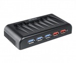 Obrzok produktu AKASA rozboova AK-HB-11BKCM, USB3.0, 7 portov