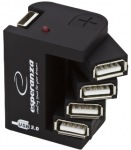 Obrzok produktu ESPERANZA EA126 rozboova USB 2.0, 4 porty 