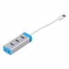 i-tec USB 3.0 Metal HUB 3 Port With Audio Adapter - U3A3HUB | obrzok .2