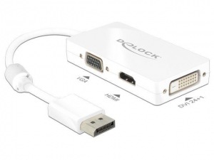 Obrzok Delock adadptr Displayport 1.1 samec > VGA   - 