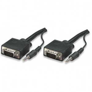 Obrzok SVGA Monitor Cable Manhattan  HD15 M  - 324359