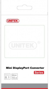 Obrzok Unitek Y-6327WH adaptr miniDisplayPort - VGA - Y-6327WH