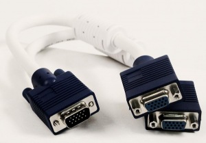 Obrzok Sandberg adaptr VGA Y-splitter z 1 na 2 - 503-74