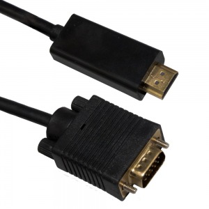 Obrzok Esperanza EB208 kbel HDMI-VGA s prevodnkom signlu 1m - EB208_-_5901299948019