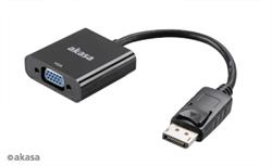 Obrzok AKASA AK-CBDP04-20BK DisplayPort to VGA Converter - AK-CBDP04-20BK