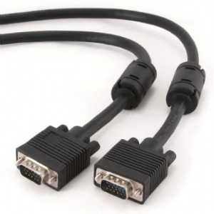 Obrzok Gembird, kabel VGA, 15m, extra tienen, ierny - CC-PPVGA-15M-B