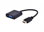 Obrzok produktu Gembird adaptr HDMI-A(M) ->VGA (F) + audio,  na kbli,  iern