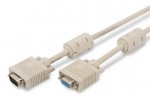 Obrzok produktu ASSMANN VGA Extension cable DSUB15 M (plug) / DSUB15 F (jack) 1, 8m grey