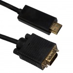 Obrzok produktu Esperanza EB208 kbel HDMI-VGA s prevodnkom signlu 1m