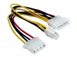 Obrzok produktu Gembird kbel MOLEX (4pin) s vvodom na P4 ATX (4pin) 15cm