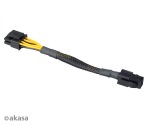 Obrzok produktu Akasa AK-CBPW10-15BK 4 pin to 8 pin ATX PSU adapter cable 