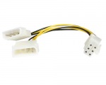 Obrzok produktu redukcia napjacia, 5.25" Molex-6 pin, pre graf.karty