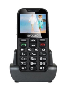 Obrzok EVOLVEO EasyPhone XDB. ierny mobiln telefn pre senirov s nabjacm stojanom - EP600XDB