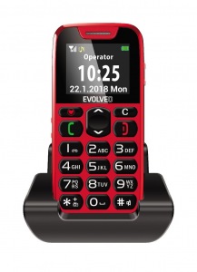 Obrzok EVOLVEO EasyPhone - EP-500-RED