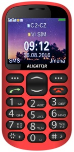Obrzok ALIGATOR A880 GPS Senior erven  - A880RD