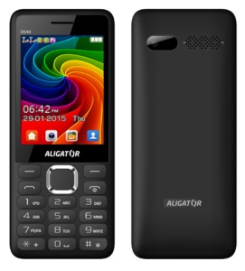 Obrzok ALIGATOR D940 Dual sim ern - AD940BG