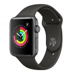 Obrzok produktu Apple Watch Series 3 GPS,  42mm Space Grey Aluminium Case with Grey Sport Band