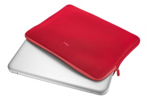 Obrzok TRUST Primo Soft Sleeve for 15.6" laptops - red - 21250