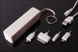Obrzok PowerNeed, PowerBank 2600mAh, USB, Li-Ion, biely - P2600W