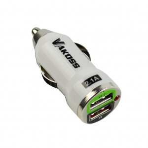 Obrzok VAKOSS Automobilov nabjaka 2xUSB - TP-2465UW