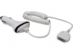 Obrzok produktu Sandberg autonabjaka pre Apple zariadenia, 2100mA, 0.5m, biela